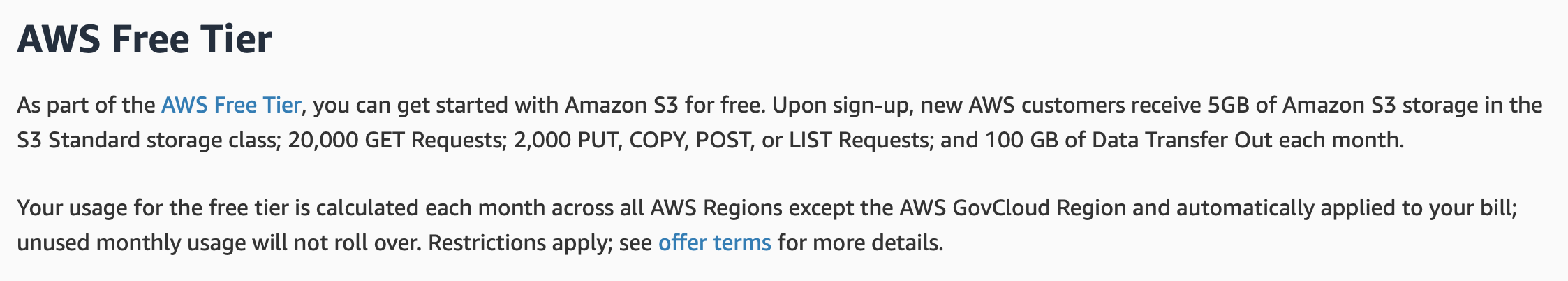 Serving a static website with AWS